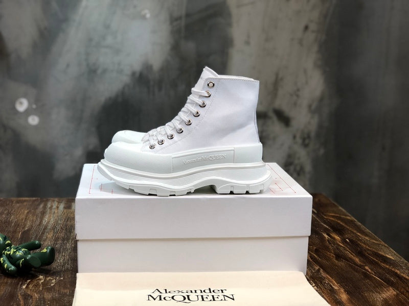 Alexander McQueen shoes Style 261 - front view, iconic logo design