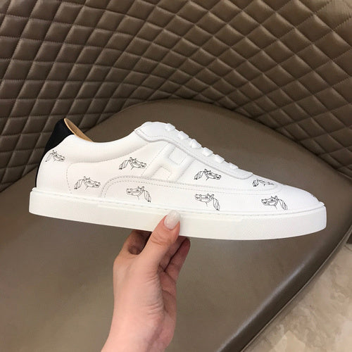 Hermes shoes Style 123 - texture and material detail