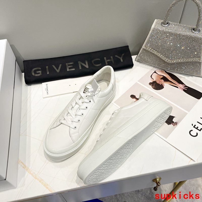Givenchy Camel Platform Heels - Angled View