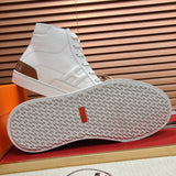 Hermès White Pointed-Toe Flats - Lifestyle Styling Shot