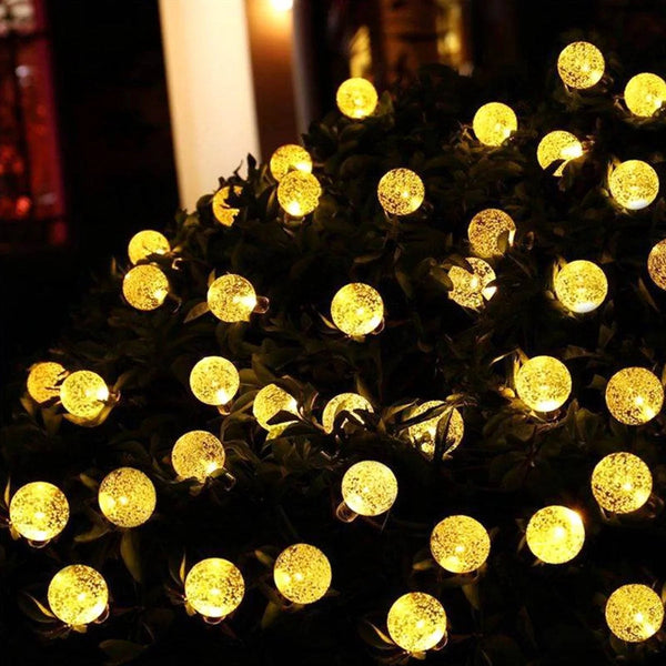 21Ft 30 LED Solar Fairy String Lights