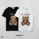 Burberry luxury t-shirt detail shot