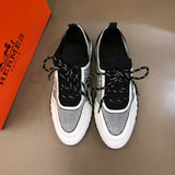 Hermès Nude Slip-On Sneakers - Side Profile View