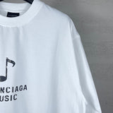 Balenciaga luxury t-shirt detail shot