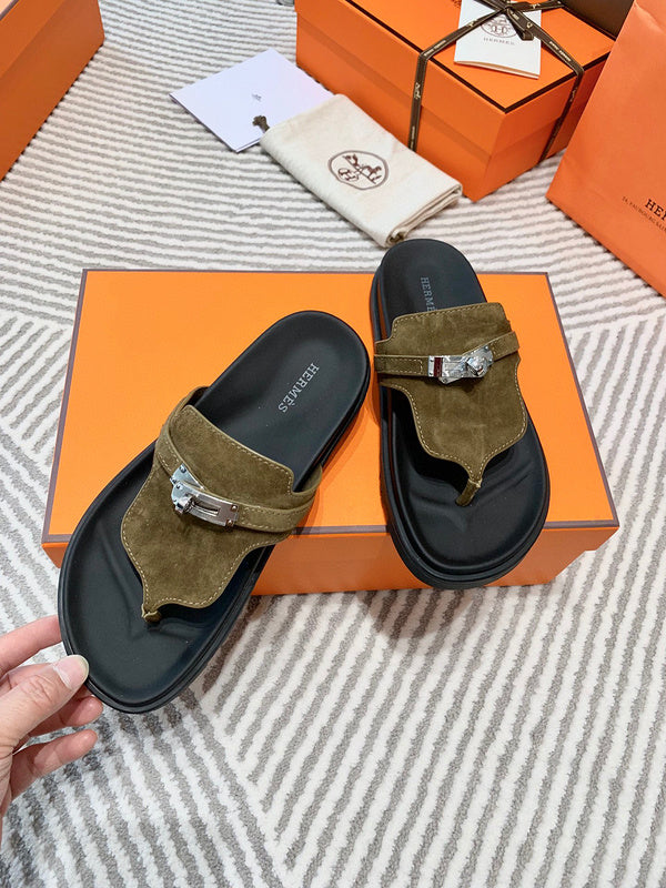 Hermes sandals Style 220 - back heel detail