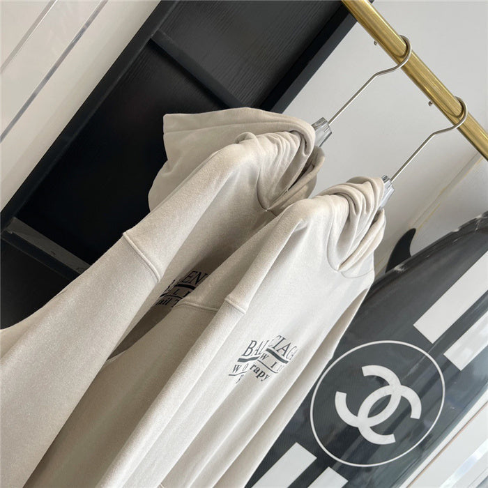 Close-up of Balenciaga designer clothing craftsmanship