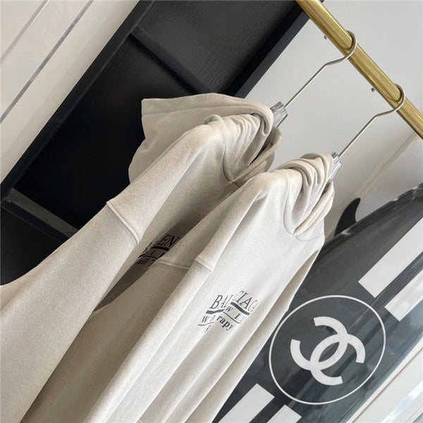 Close-up of Balenciaga designer clothing craftsmanship