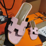 Hermes sandals Style 122 - front view, premium leather craftsmanship