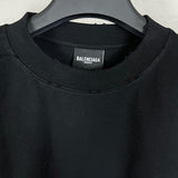 Close-up of Balenciaga designer clothing craftsmanship
