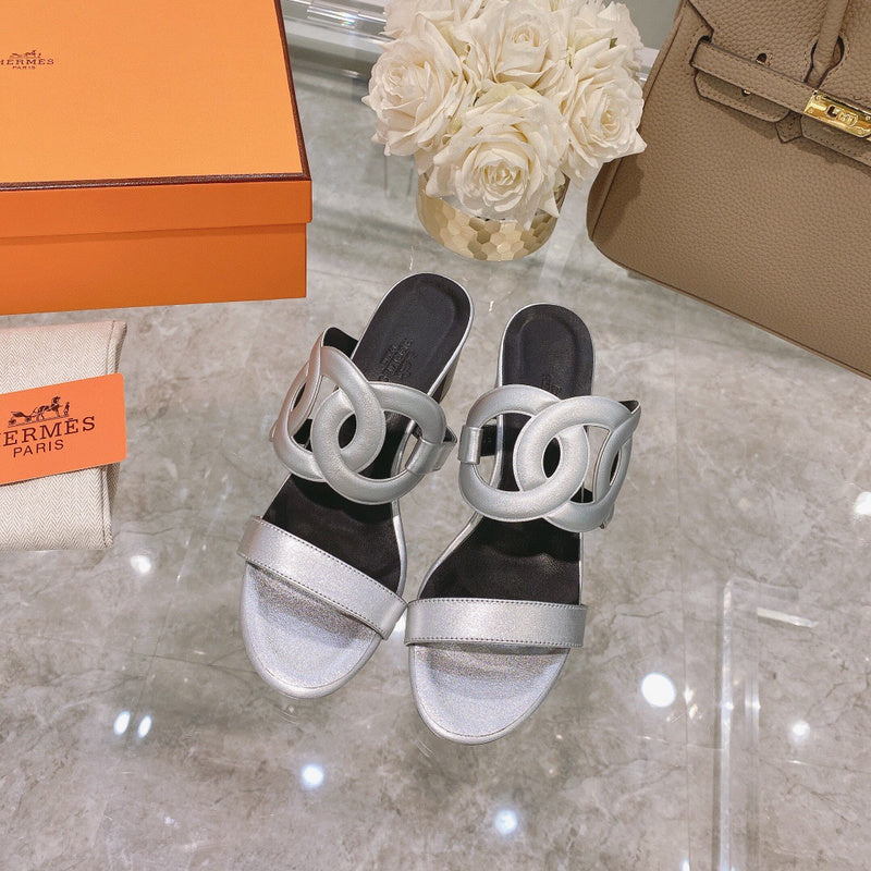 Hermes shoes Style 277 - close-up of refined designer finish