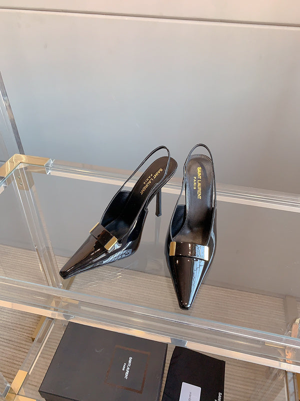 Side profile view of Saint Laurent luxury piece style No.003