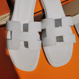Hermès Black Platform Sandals - Toe Detail View