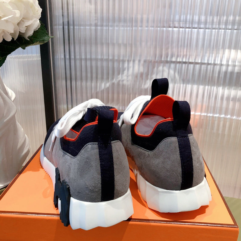 Hermes shoes Style 349 - full pair display (extra angle)