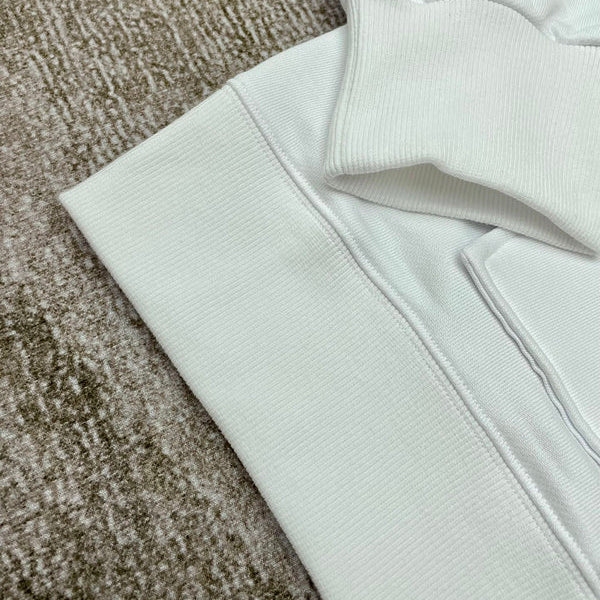 Close-up of Amiri hoodie craftsmanship