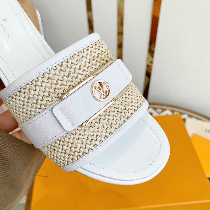 Louis Vuitton shoes Style 343 - back heel detail (alternate angle)