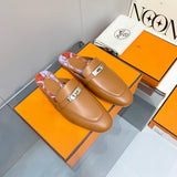 Hermes sandals Style 170 - front view, handcrafted italian detailing