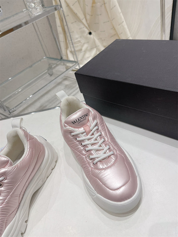 Close-up of Valentino Garavani shoes craftsmanship