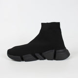 Balenciaga Red Ankle Boots - Sole Detail View