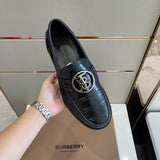 Burberry Red Slip-On Sneakers - Close-Up Texture View