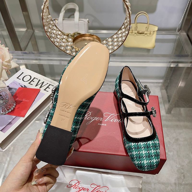 Roger Vivier luxury shoes detail shot