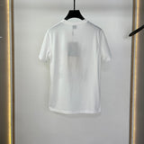 Close-up of Burberry t-shirt craftsmanship