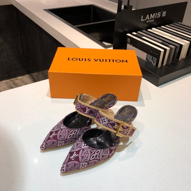 Louis Vuitton shoes Style 205 - close-up of luxury comfort fit