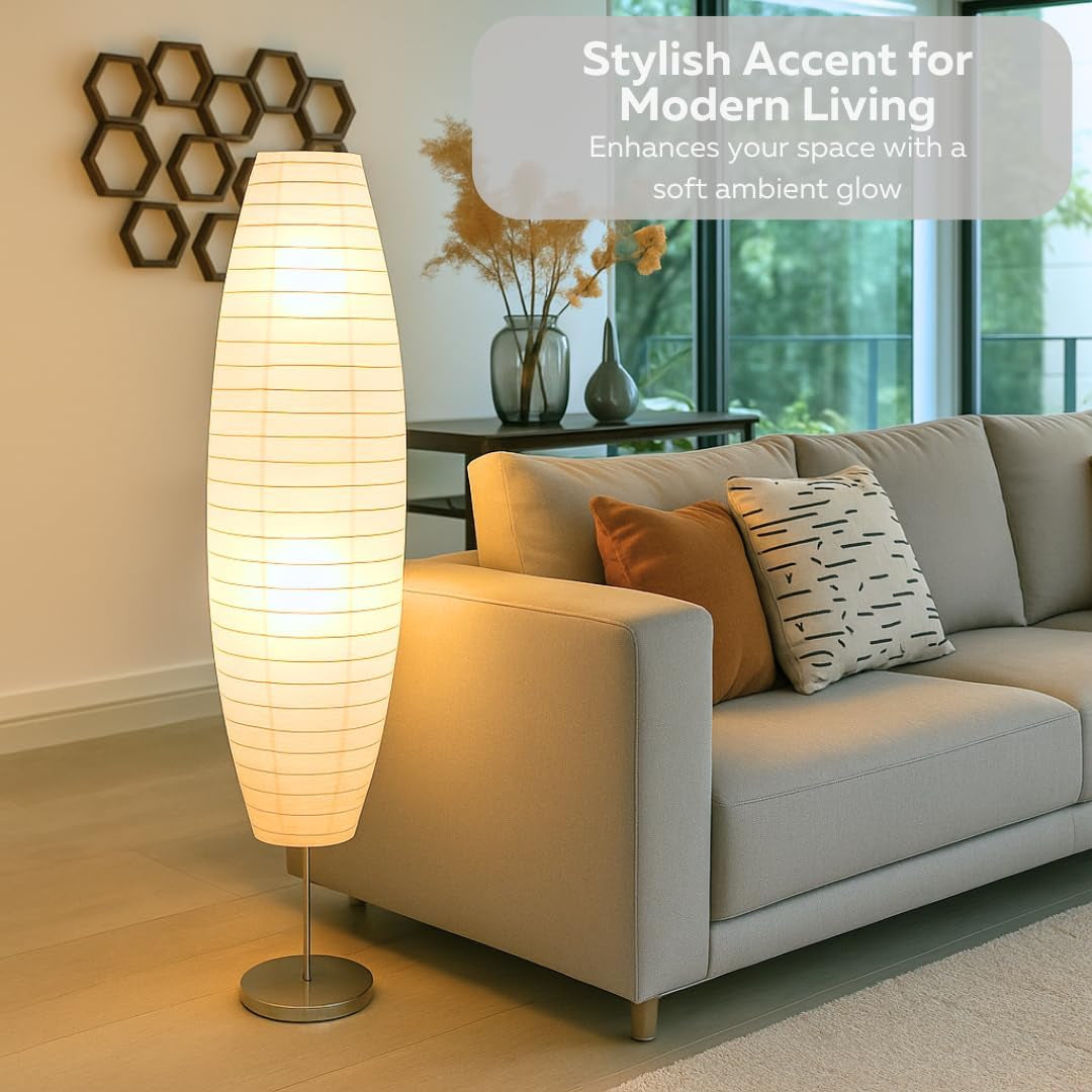Diploma Paper Floor Lamp Set - Paper Lamps - Rice Paper Floor Lamps - Paper Floor Lamps