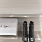 Givenchy Tan Ankle Boots - Back View