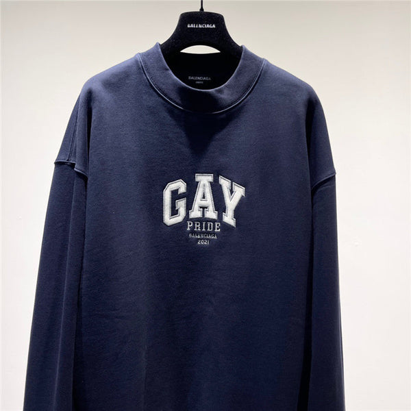 Close-up of Balenciaga designer clothing craftsmanship