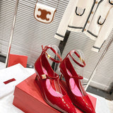 Valentino Garavani luxury shoes detail shot