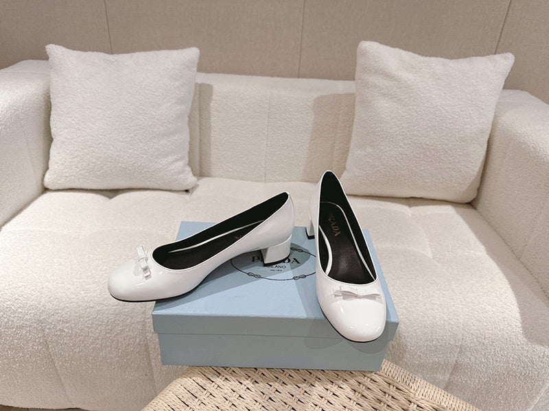 Prada luxury shoes detail shot