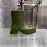 Balenciaga White Low-Top Sneakers - Angled View