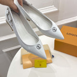 Louis Vuitton Tan Chunky Platform Sneakers - Toe Detail View