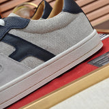 Hermès Beige High-Top Sneakers - Toe Detail View