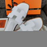 Hermès Nude Ankle Strap Sandals - Detail Shot of Craftsmanship