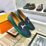 Hermès White Block Heel Pumps - Lifestyle Styling Shot