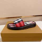 Burberry Red Ankle Boots - Side Profile View