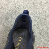 Dior Burgundy Loafer Flats - Back View
