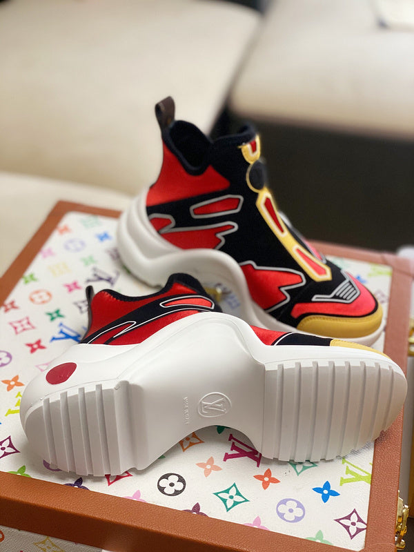 Close-up of Louis Vuitton shoes craftsmanship