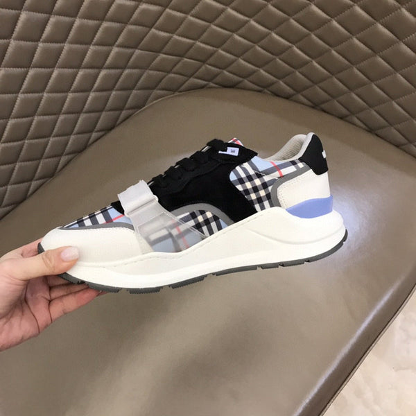 Burberry Black Classic Ballet Flats - Angled View