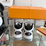 Louis Vuitton Camel Low-Top Sneakers - Back View