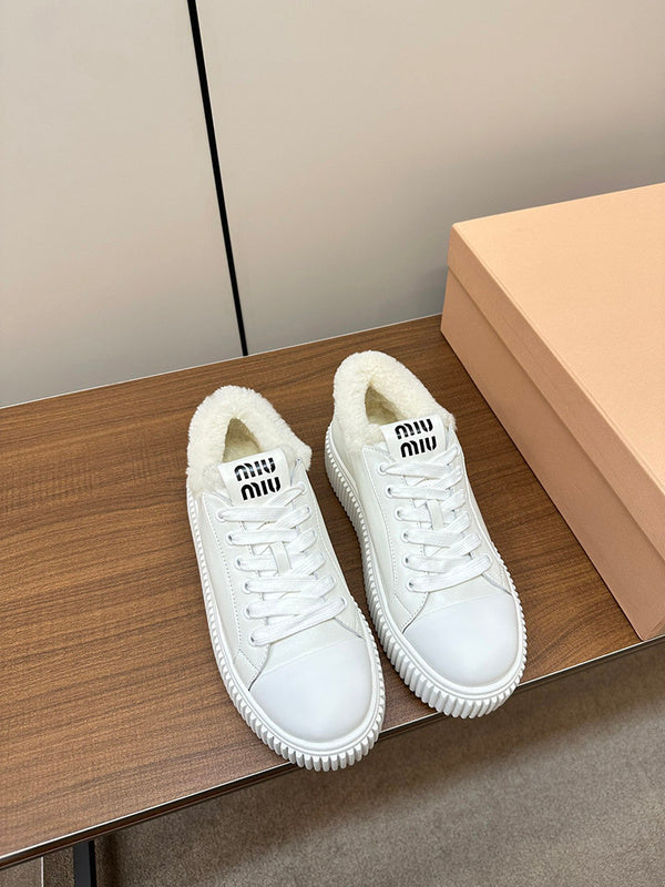 Miu Miu luxury shoes detail shot