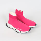 Balenciaga Camel Slip-On Sneakers - Angled View