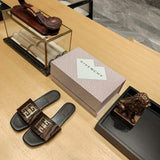 Givenchy Burgundy Loafer Flats - Toe Detail View