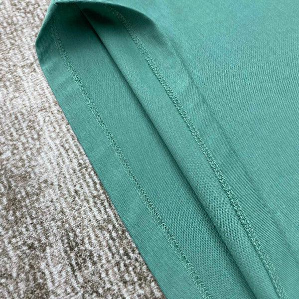 Close-up of Amiri t-shirt craftsmanship