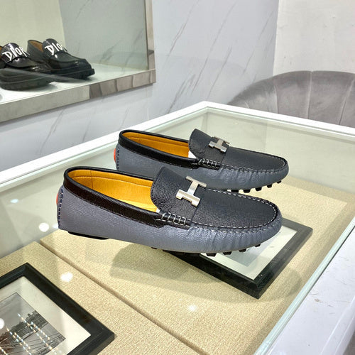 Hermes shoes Style 086 - texture and material detail