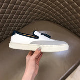 Hermès Red Low-Top Sneakers - Full Silhouette View