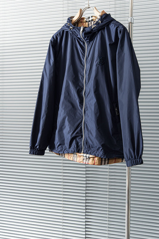 Close-up of Burberry designer clothing craftsmanship