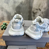 Balenciaga Chocolate Brown Chunky Platform Sneakers - Back View