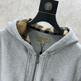 Close-up of Burberry designer clothing craftsmanship